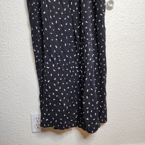 Lulus In Demand Black and White Print Sleeveless Wide-Leg Jumpsuit Size XL - Picture 6 of 12